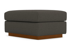 Nora Ottoman :: Leg Finish: Pecan / Size: 25x35