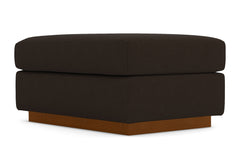 Nora Ottoman :: Leg Finish: Pecan / Size: 25x35