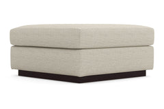 Nora Ottoman :: Leg Finish: Espresso / Size: 35x35