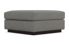 Nora Ottoman :: Leg Finish: Espresso / Size: 35x35