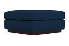Nora Ottoman :: Leg Finish: Espresso / Size: 35x35