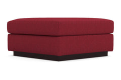 Nora Ottoman :: Leg Finish: Espresso / Size: 35x35