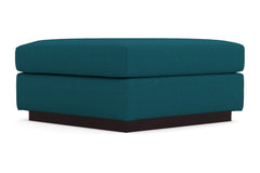 Nora Ottoman :: Leg Finish: Espresso / Size: 35x35
