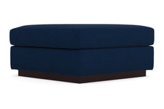 Nora Ottoman :: Leg Finish: Espresso / Size: 35x35