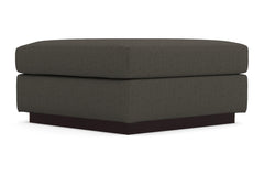 Nora Ottoman :: Leg Finish: Espresso / Size: 35x35