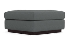 Nora Ottoman :: Leg Finish: Espresso / Size: 35x35