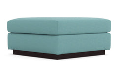 Nora Ottoman :: Leg Finish: Espresso / Size: 35x35