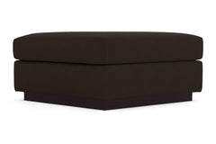 Nora Ottoman :: Leg Finish: Espresso / Size: 35x35