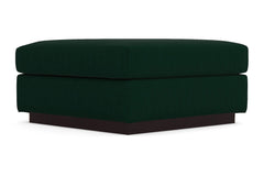 Nora Ottoman :: Leg Finish: Espresso / Size: 35x35