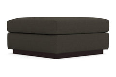 Nora Ottoman :: Leg Finish: Espresso / Size: 35x35