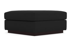 Nora Ottoman :: Leg Finish: Espresso / Size: 35x35
