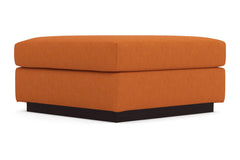 Nora Ottoman :: Leg Finish: Espresso / Size: 35x35