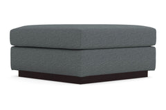 Nora Ottoman :: Leg Finish: Espresso / Size: 35x35