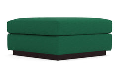 Nora Ottoman :: Leg Finish: Espresso / Size: 35x35