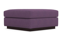 Nora Ottoman :: Leg Finish: Espresso / Size: 35x35