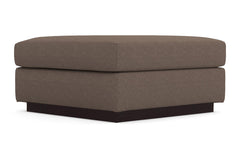 Nora Ottoman :: Leg Finish: Espresso / Size: 35x35