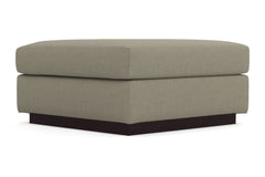 Nora Ottoman :: Leg Finish: Espresso / Size: 35x35