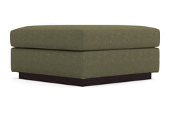 Nora Ottoman :: Leg Finish: Espresso / Size: 35x35