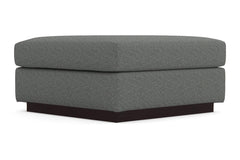 Nora Ottoman :: Leg Finish: Espresso / Size: 35x35