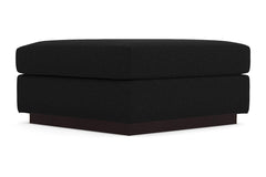 Nora Ottoman :: Leg Finish: Espresso / Size: 35x35