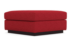 Nora Ottoman :: Leg Finish: Espresso / Size: 35x35
