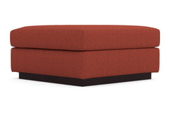 Nora Ottoman :: Leg Finish: Espresso / Size: 35x35