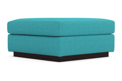 Nora Ottoman :: Leg Finish: Espresso / Size: 35x35