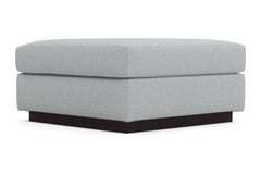 Nora Ottoman :: Leg Finish: Espresso / Size: 35x35