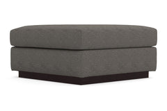 Nora Ottoman :: Leg Finish: Espresso / Size: 35x35