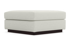 Nora Ottoman :: Leg Finish: Espresso / Size: 35x35