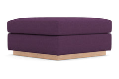 Nora Ottoman :: Leg Finish: Natural / Size: 35x35