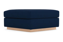 Nora Ottoman :: Leg Finish: Natural / Size: 35x35