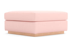 Nora Ottoman :: Leg Finish: Natural / Size: 35x35
