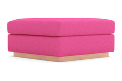Nora Ottoman :: Leg Finish: Natural / Size: 35x35