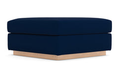 Nora Ottoman :: Leg Finish: Natural / Size: 35x35
