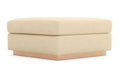 Nora Ottoman :: Leg Finish: Natural / Size: 35x35