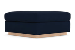 Nora Ottoman :: Leg Finish: Natural / Size: 35x35