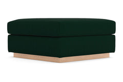 Nora Ottoman :: Leg Finish: Natural / Size: 35x35