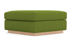 Nora Ottoman :: Leg Finish: Natural / Size: 35x35