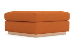 Nora Ottoman :: Leg Finish: Natural / Size: 35x35