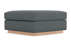 Nora Ottoman :: Leg Finish: Natural / Size: 35x35