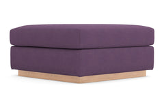 Nora Ottoman :: Leg Finish: Natural / Size: 35x35