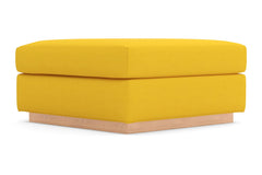 Nora Ottoman :: Leg Finish: Natural / Size: 35x35