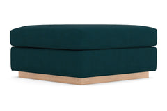Nora Ottoman :: Leg Finish: Natural / Size: 35x35