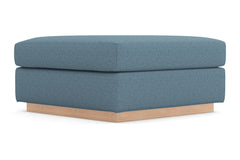 Nora Ottoman :: Leg Finish: Natural / Size: 35x35
