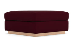 Nora Ottoman :: Leg Finish: Natural / Size: 35x35
