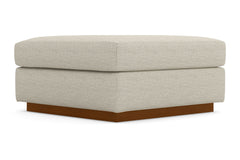 Nora Ottoman :: Leg Finish: Pecan / Size: 35x35