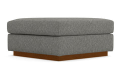 Nora Ottoman :: Leg Finish: Pecan / Size: 35x35