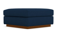 Nora Ottoman :: Leg Finish: Pecan / Size: 35x35