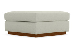 Nora Ottoman :: Leg Finish: Pecan / Size: 35x35